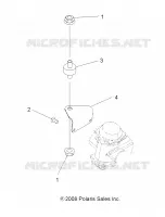 ENGINE, CARBURETOR BRACKET