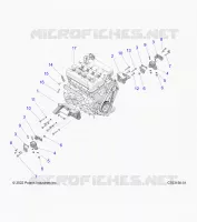 ENGINE, MOUNTING & LONG BLOCK