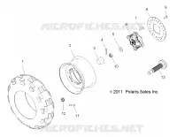 WHEELS, FRONT TIRE AND BRAKE DISC