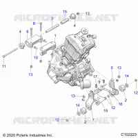 ENGINE, MOUNTING