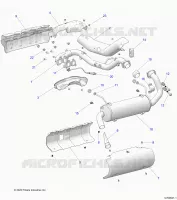 ENGINE, EXHAUST SYSTEM