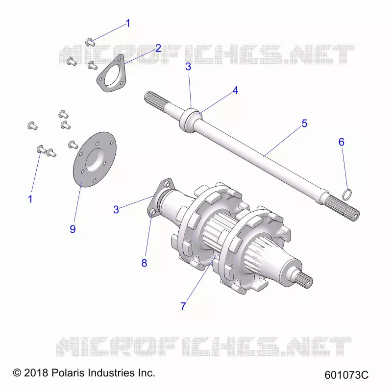 DRIVE TRAIN, JACKSHAFT AND DRIVE SHAFT