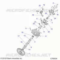 DRIVE TRAIN, PRIMARY CLUTCH