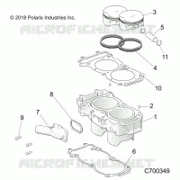 CYLINDER AND PISTON