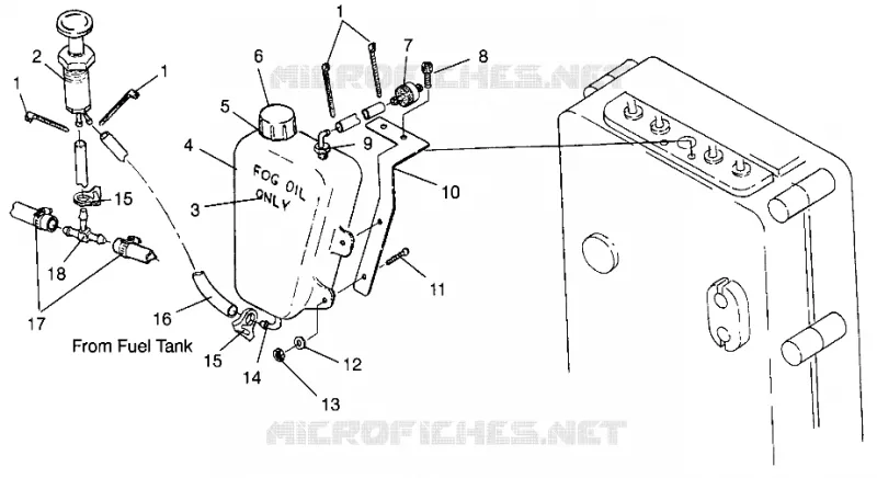 ENGINE FOGGING SYSTEM INTL. SLT 780 I964588 (4935683568C010)