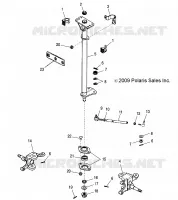 STEERING POST     TIE RODS