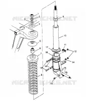 STRUT ASSEMBLY SPORT 400L W958540 (4930133013B002)