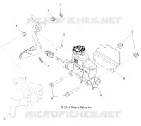 BRAKES, PEDAL AND MASTER CYLINDER