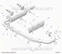 ENGINE, EXHAUST SYSTEM