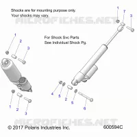 REAR SUSPENSION SHOCKS MNTG.