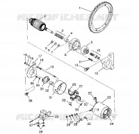 STARTING MOTOR ASSEMBLY TRAIL DELUXE 0940262 AND  EUROPEAN TRAIL DELUXE E95 (4928862886D006)