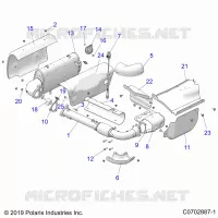 ENGINE, EXHAUST SYSTEM