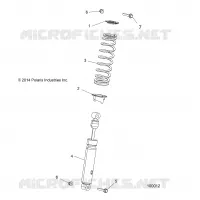 SUSPENSION, FRONT SHOCK