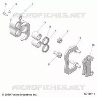 BRAKES, REAR CALIPER