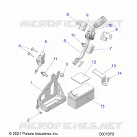 ELECTRICAL, BATTERY, MANUAL START POWER UP COMPONENTS