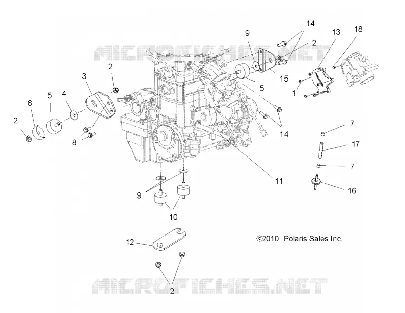 ENGINE, MOUNTING