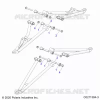 FRONT SUSPENSION A-ARM MOUNTING