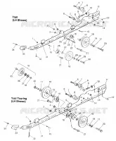 RAIL MOUNTING (SUSPENSION) TRAIL 0972761, EUROPEAN TRAIL E972761, TRAIL TOU (4938313831C004)