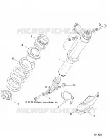 SUSPENSION, REAR SHOCK MOUNTING