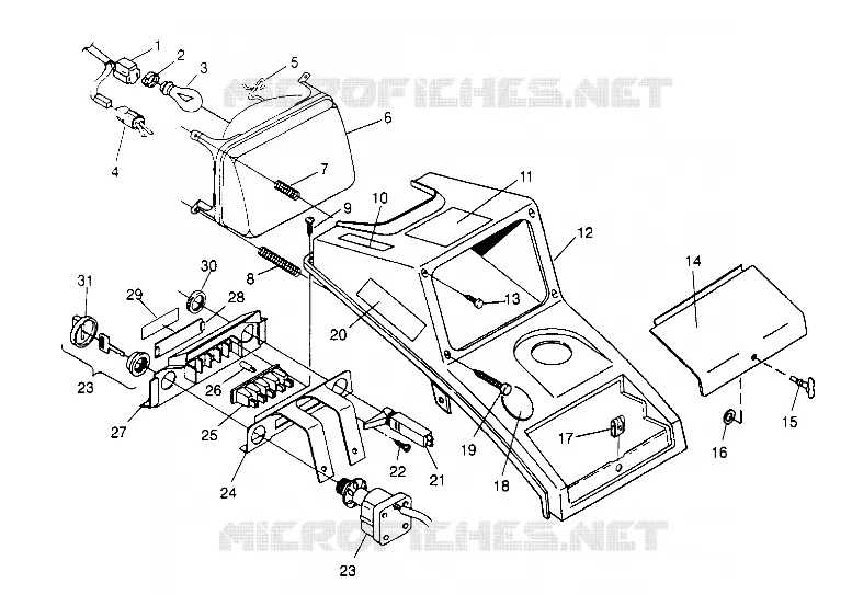 HEADLIGHT ASSEMBLY 6X6 400L W948740 (4926802680A014)
