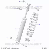 SUSPENSION, REAR SHOCK