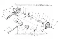 DRIVE TRAIN, REAR GEARCASE