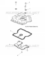 ENGINE, VALVE COVER