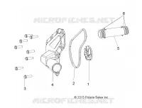 ENGINE, WATERPUMP IMPELLER AND COVER