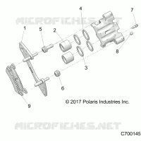BRAKES, REAR CALIPER
