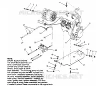 ENGINE MOUNTING  TRAIL 0952761, TRAIL DELUXE 0952262,   AND EUROPEAN TRAIL (4928862886C009)