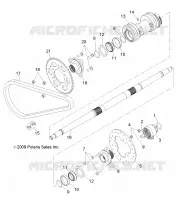 DRIVE TRAIN, REAR AXLE   HOUSING