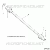 DRIVE TRAIN, REAR PROP SHAFT