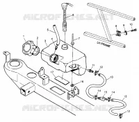 OIL TANK SPORT 400L W97BA38C AND TRAIL BLAZER W97BA25C (4940124012A014)