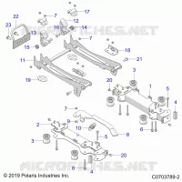 SEAT MOUNTING, FRONT