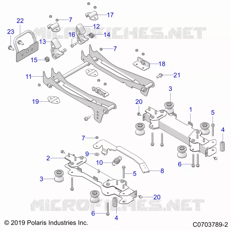 SEAT MOUNTING, FRONT