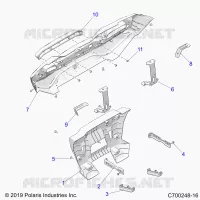 REAR BODYWORK BUMPER