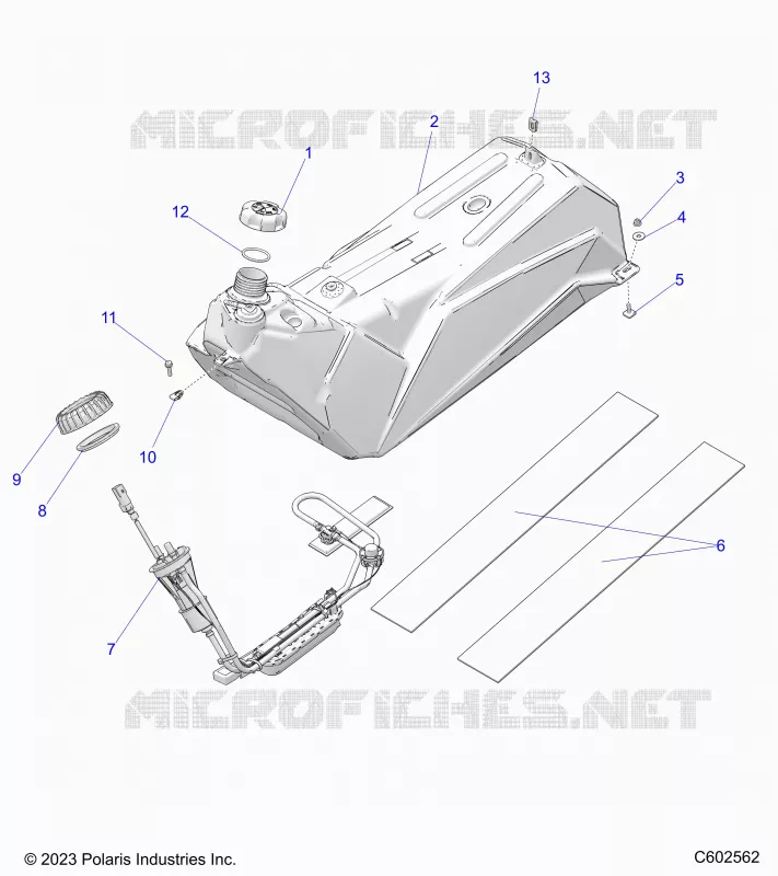 FUEL SYSTEM, FUEL TANK AND PUMP