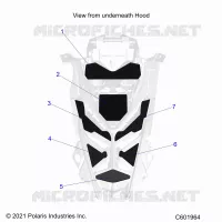 HOOD FOAM/SEAL