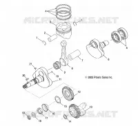 CRANKSHAFT AND PISTON