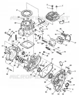 CRANKCASE AND CYLINDER 6X6 350L W938739 (4924062406043A)