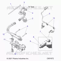 FUEL SYSTEM, RAIL, LINES AND THROTTLE BODY