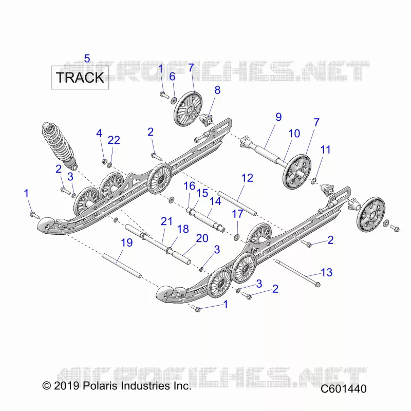REAR SUSPENSION AND TRACK