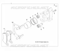 REAR BRAKE CALIPER