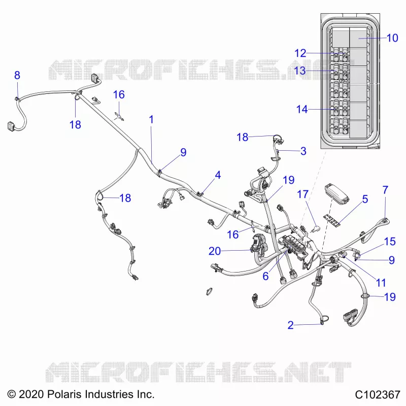 ELECTRICAL, MAIN WIRE HARNESS