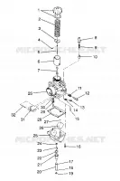 CARBURETOR WIDETRAK / 0932064 (4922982298034A)