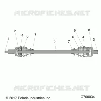 DRIVE TRAIN, FRONT HALF SHAFT