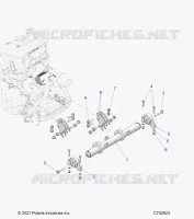 ENGINE, MOUNTING & LONG BLOCK
