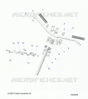 UPPER STEERING & HANDLEBAR ASM.
