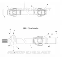 DRIVE TRAIN, FRONT PROP SHAFT