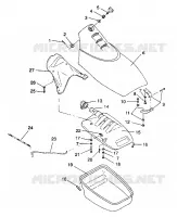 FRONT STORAGE COMPARTMENT SL 650 B944058 (4926992699004A)
